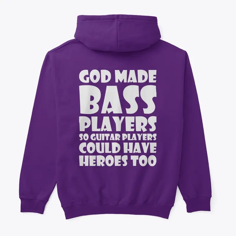 A Bass Quote for Bassist on Hoodie