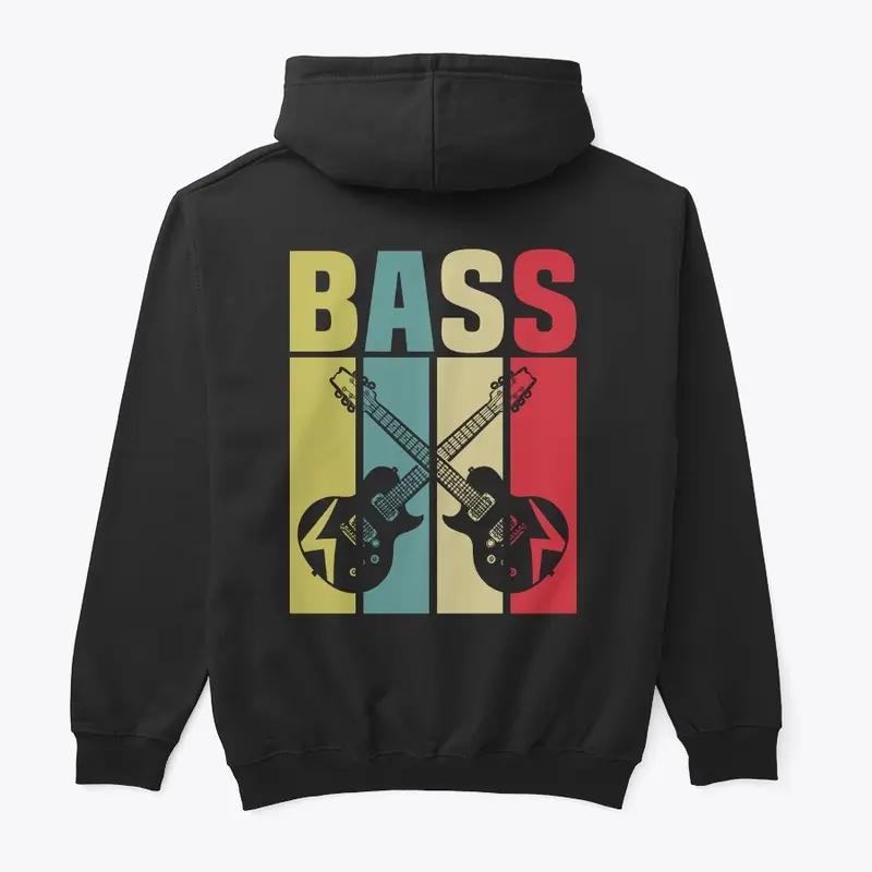 Bass Retro on Hoodie